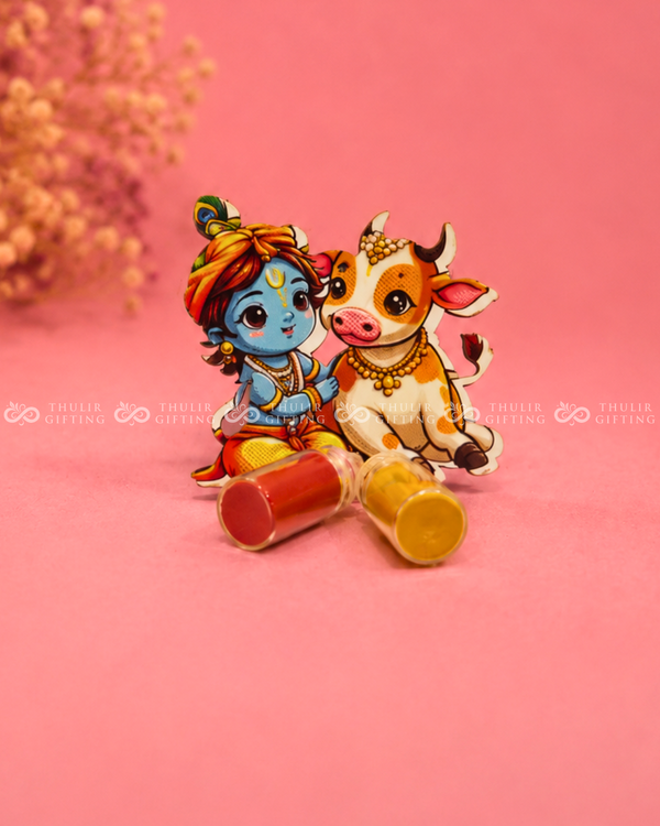 Krishna Cow Manjal Kumkum