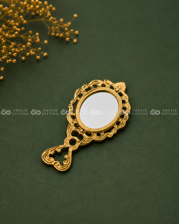 Brass Hand Mirror