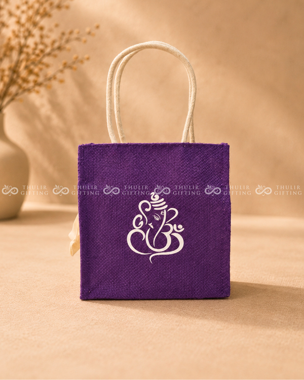 Ganesha Jute Gift Bag