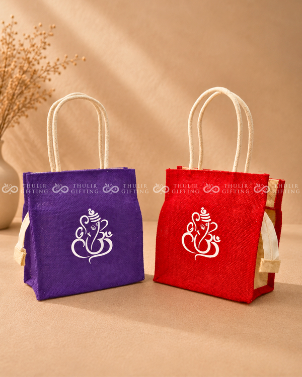 Ganesha Jute Gift Bag