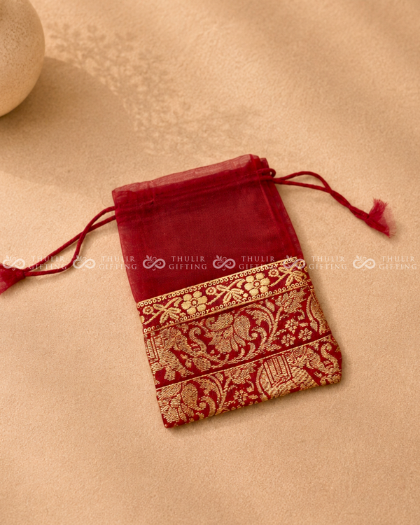 Organza Potli Bag - 9x7 Inches (Assorted )