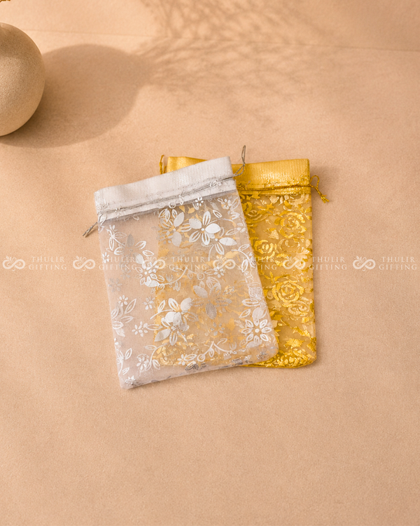 Printed Organza Gift Pouch