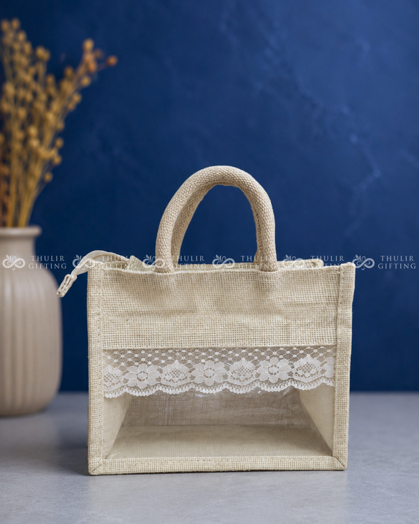 Transparent Jute Gift Bag