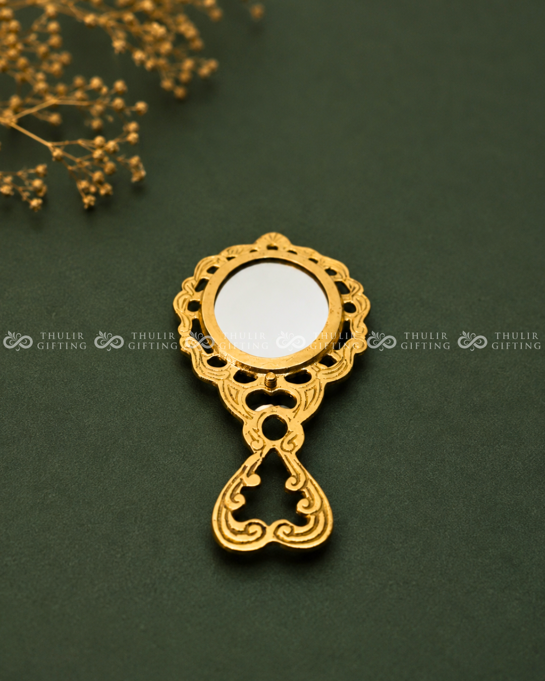 Brass Hand Mirror