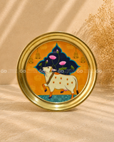Pichwai Brass Plate – 8 Inch (Assorted)