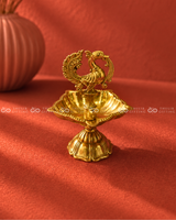 Brass Swan Diya