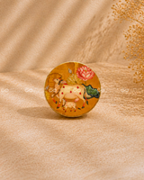 Pichwai Brass Kumkum Box (Assorted)
