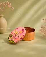 Copper Finish Box with Printed Lid - 4 Inch (Assorted)