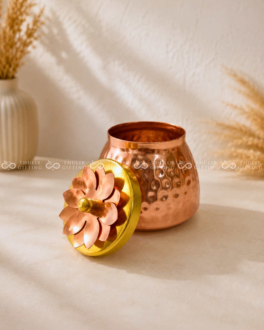 Copper Finish Jar - 4 Inch
