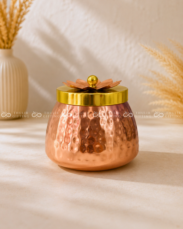 Copper Finish Jar - 4 Inch