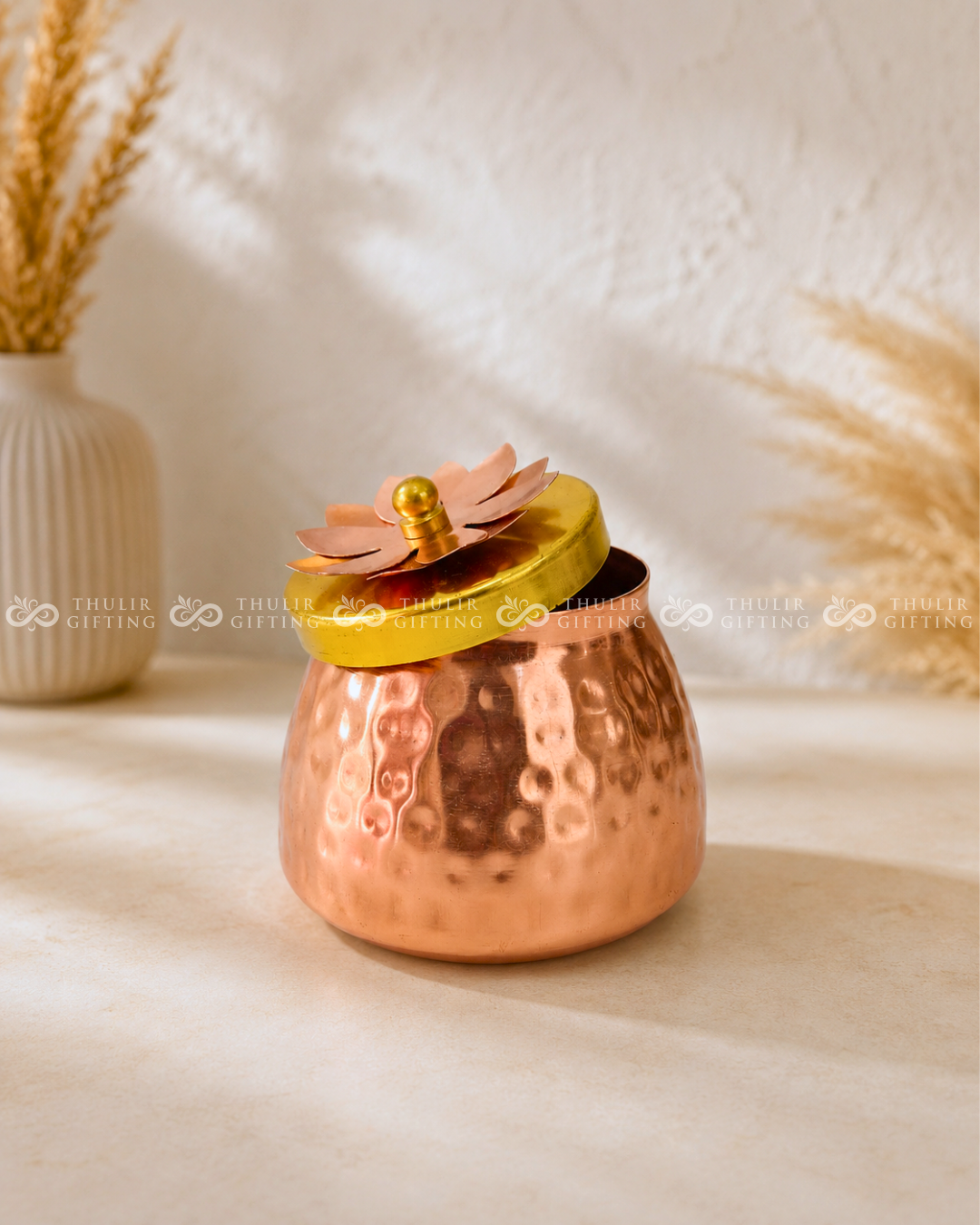 Copper Finish Jar - 4 Inch