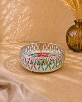 German Silver Floral Tray - 6 Inch (Assorted)