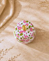 Floral Metal Jar – 4 Inch (Assorted)