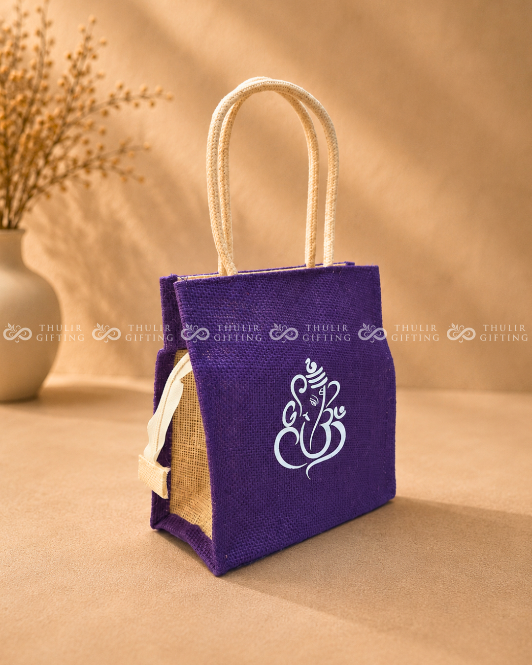 Ganesha Jute Gift Bag