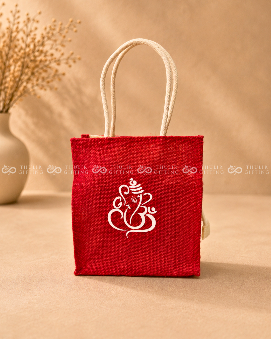 Ganesha Jute Gift Bag