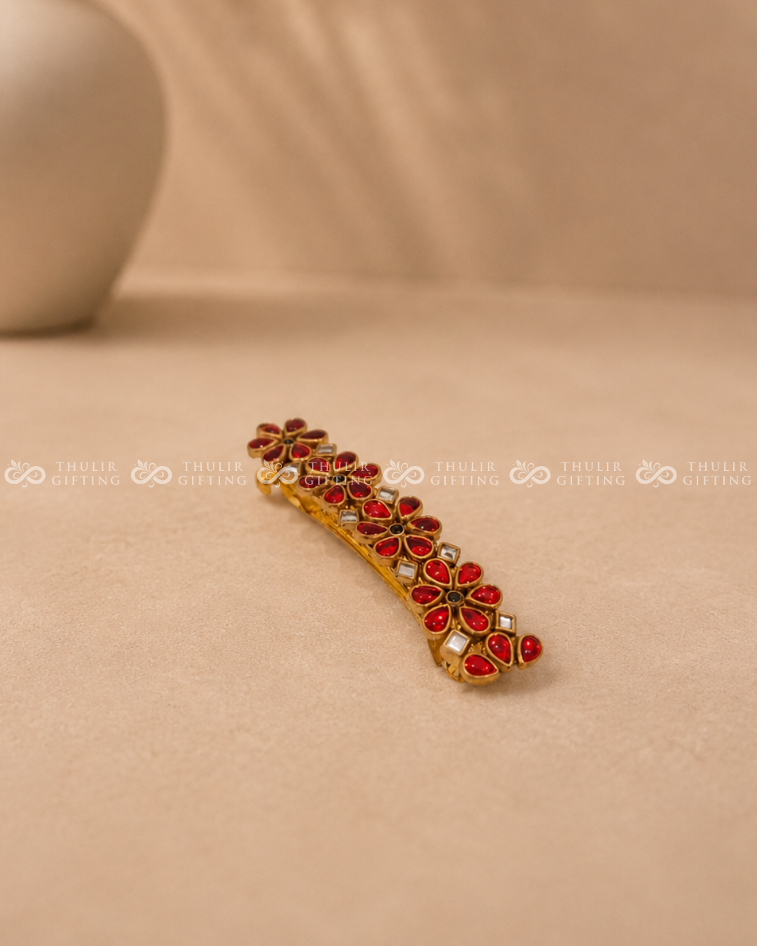 Kundan Stone Hair Clip