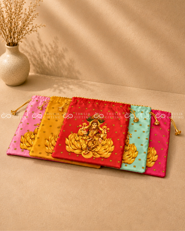 Lakshmi Printed Potli Bag – Assorted