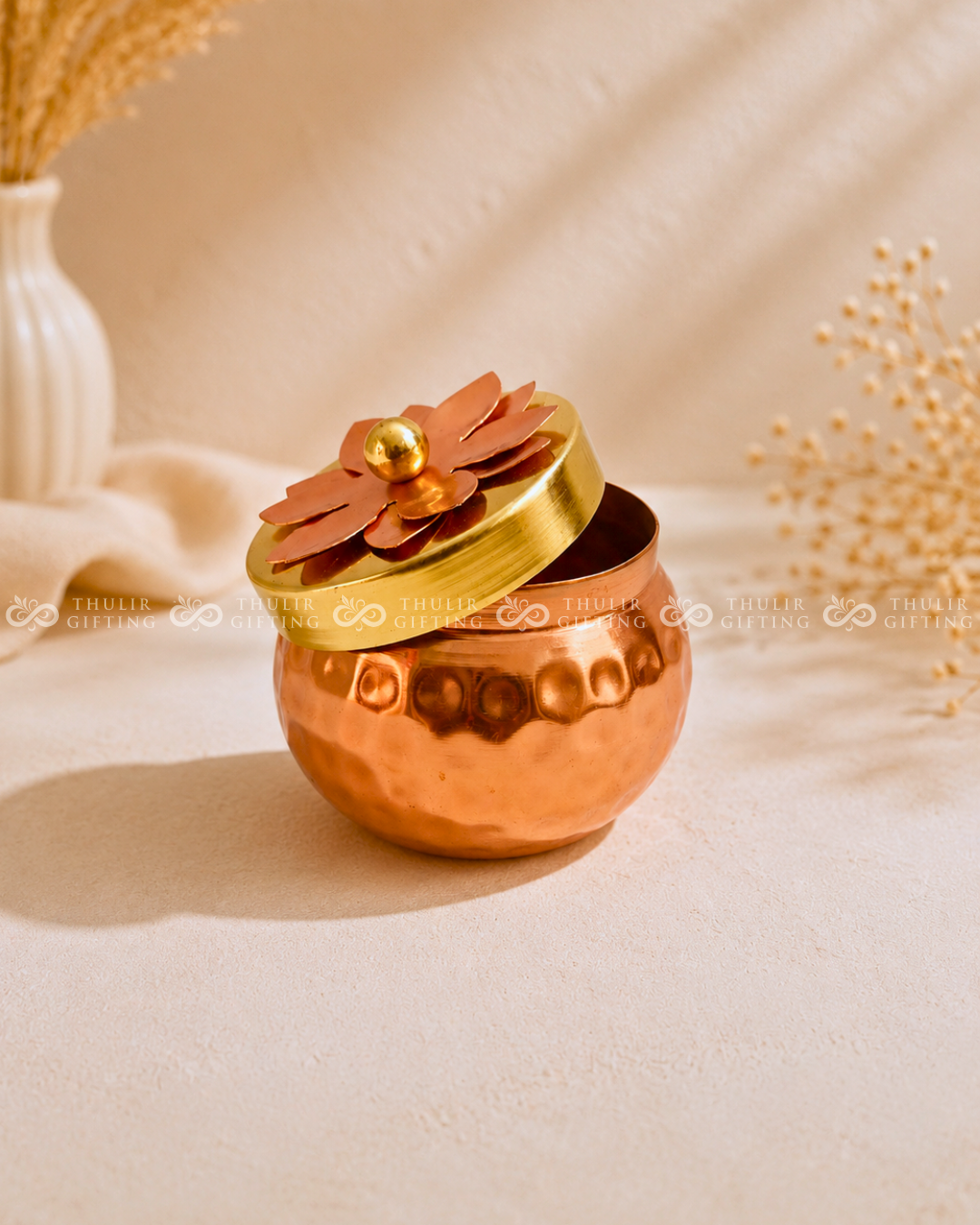 Copper Finish Jar - 3 Inch