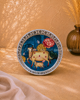 German Silver Pichwai Tray - 6 Inch (Assorted)