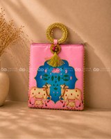 Pichwai Printed Potli Bag with Handle (Assorted)