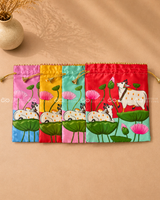 Pichwai Potli Bag – 10 × 8 Inches (Assorted)