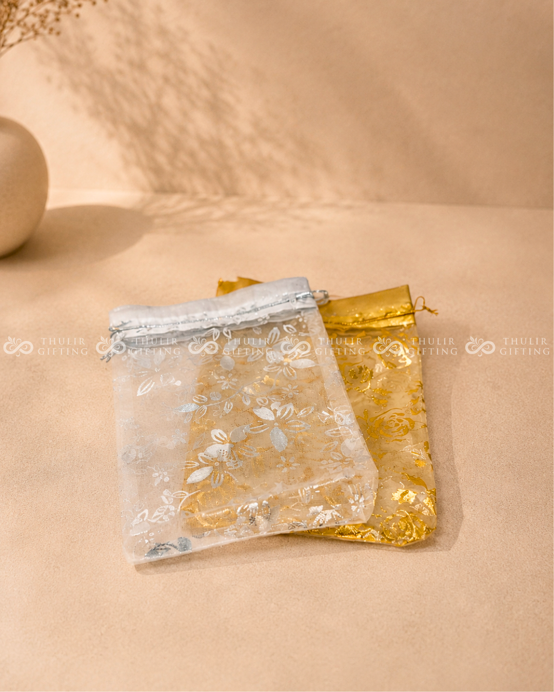 Printed Organza Gift Pouch