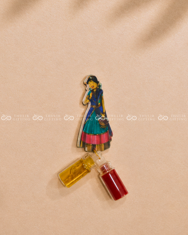 Traditional Girl Manjal Kumkum