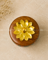 Pichwai Wooden Lid Jar (Assorted)